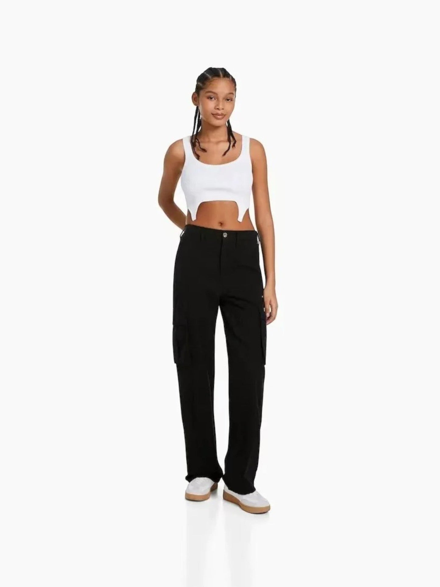 Vittoria - Pantaloni Cargo Casual da Donna dal Taglio Moderno