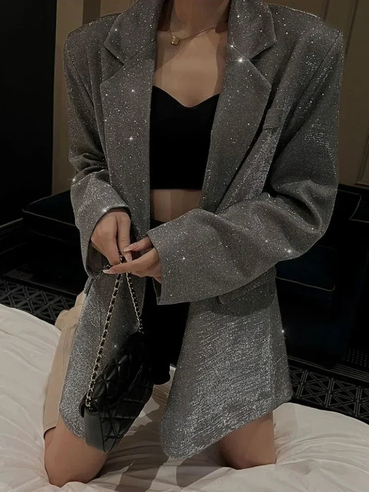 Alice – Blazer Elegante da Donna con Paillettes