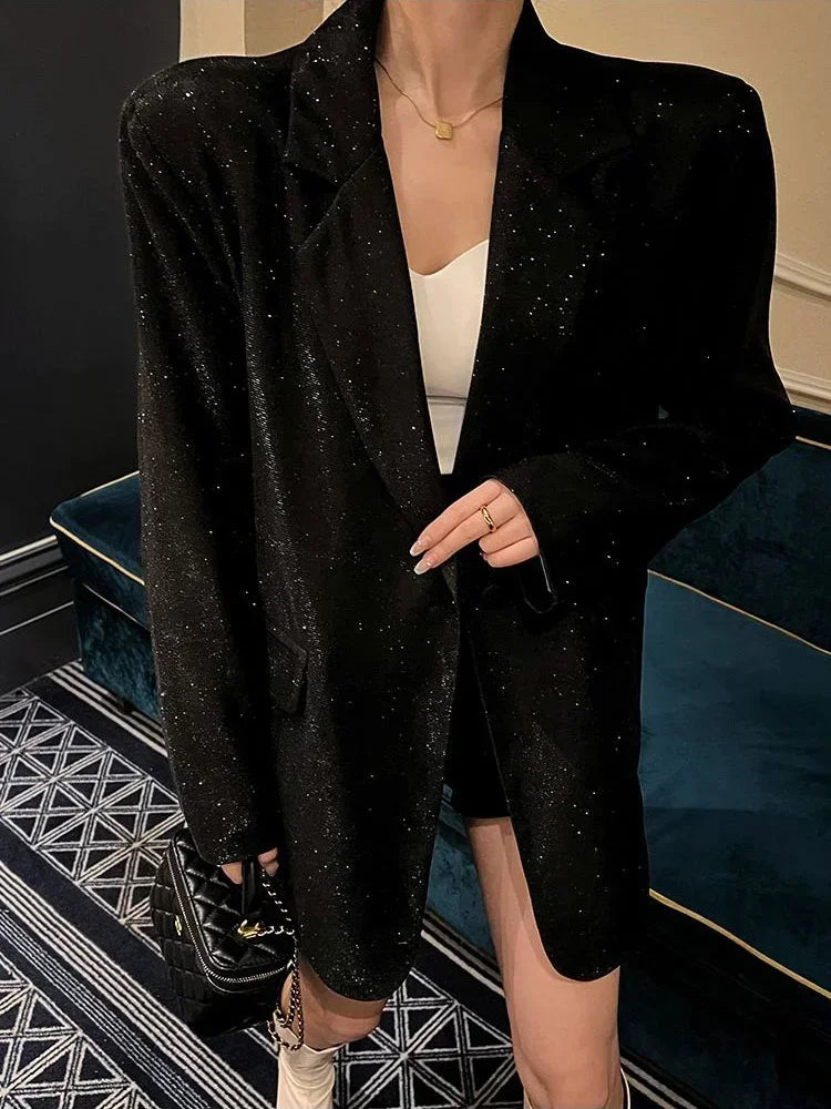 Alice – Blazer Elegante da Donna con Paillettes