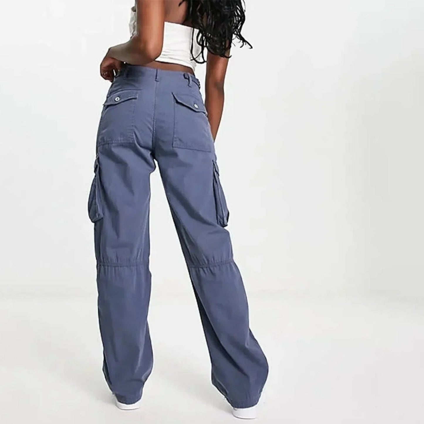 Vittoria - Pantaloni Cargo Casual da Donna dal Taglio Moderno
