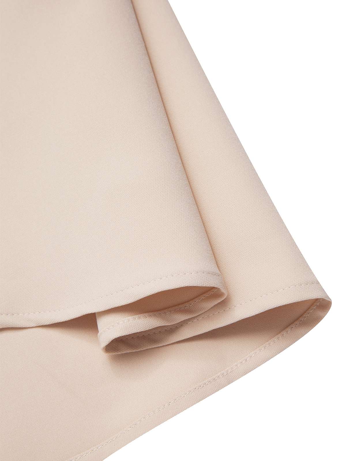 Ezia - Cappotto color crema con collo a scialle