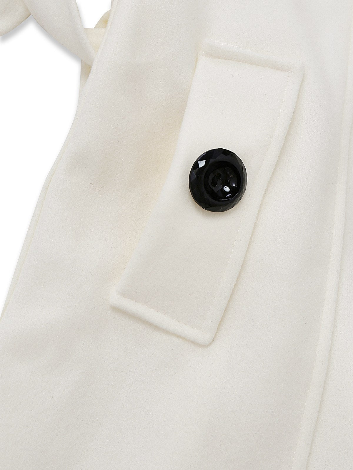 Faustina - Cappotto con colletto in pelliccia sintetica rimovibile