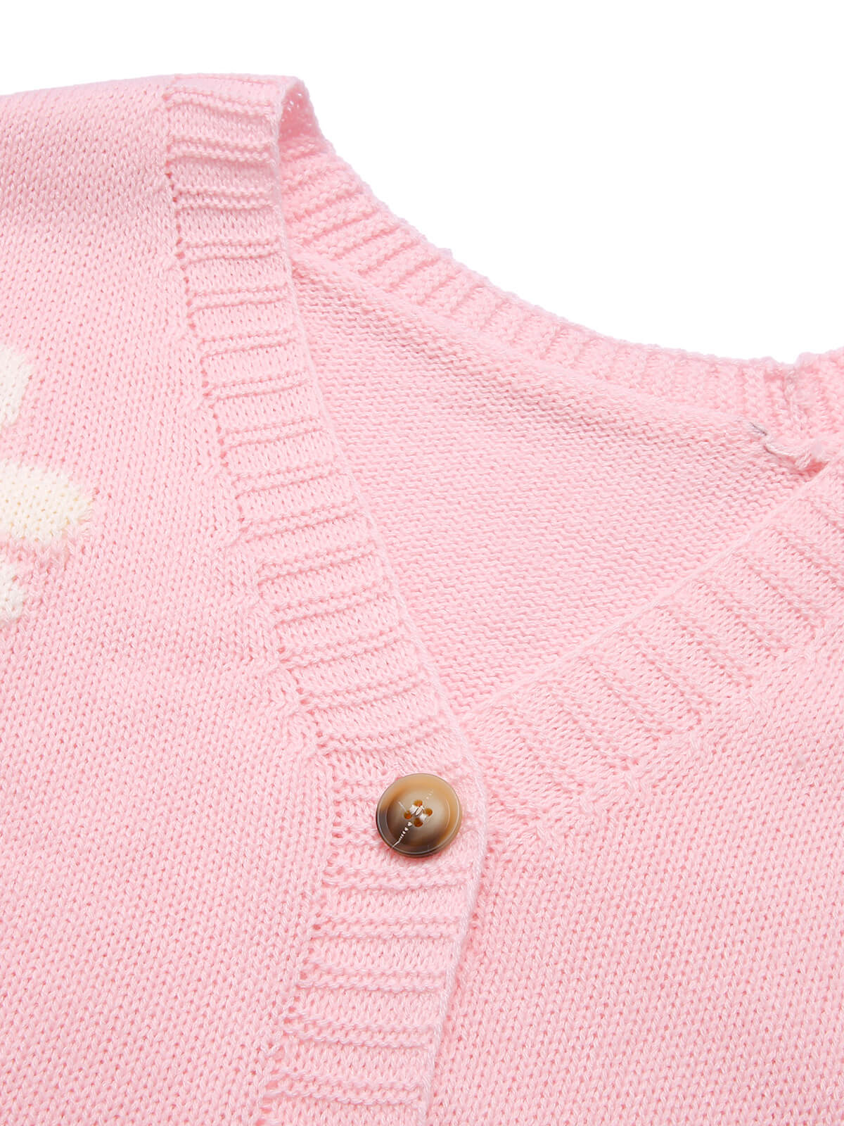 Eralda - Cardigan in maglia jacquard con fiori