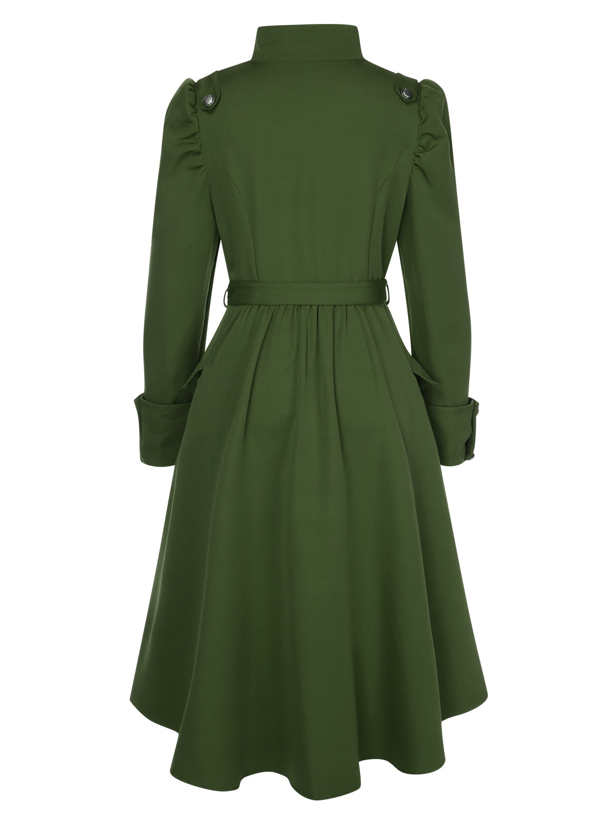 Fabiana - Cappotto con colletto alto e bottoni