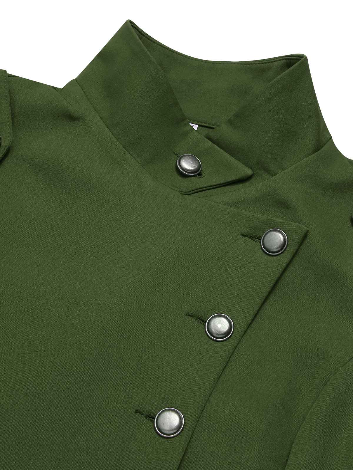Fabiana - Cappotto con colletto alto e bottoni