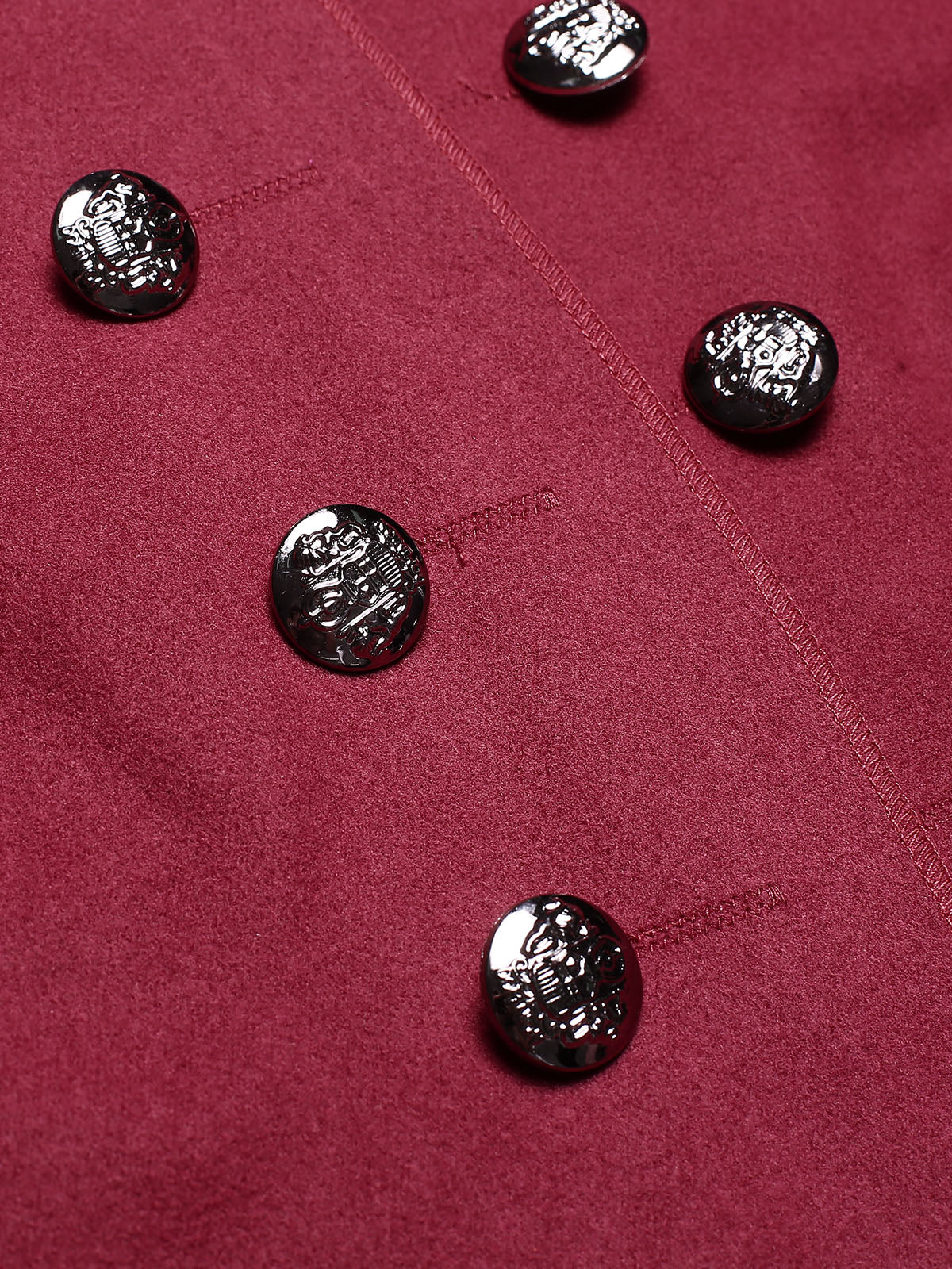 Fabiola - Cappotto doppiopetto con colletto alto elegante