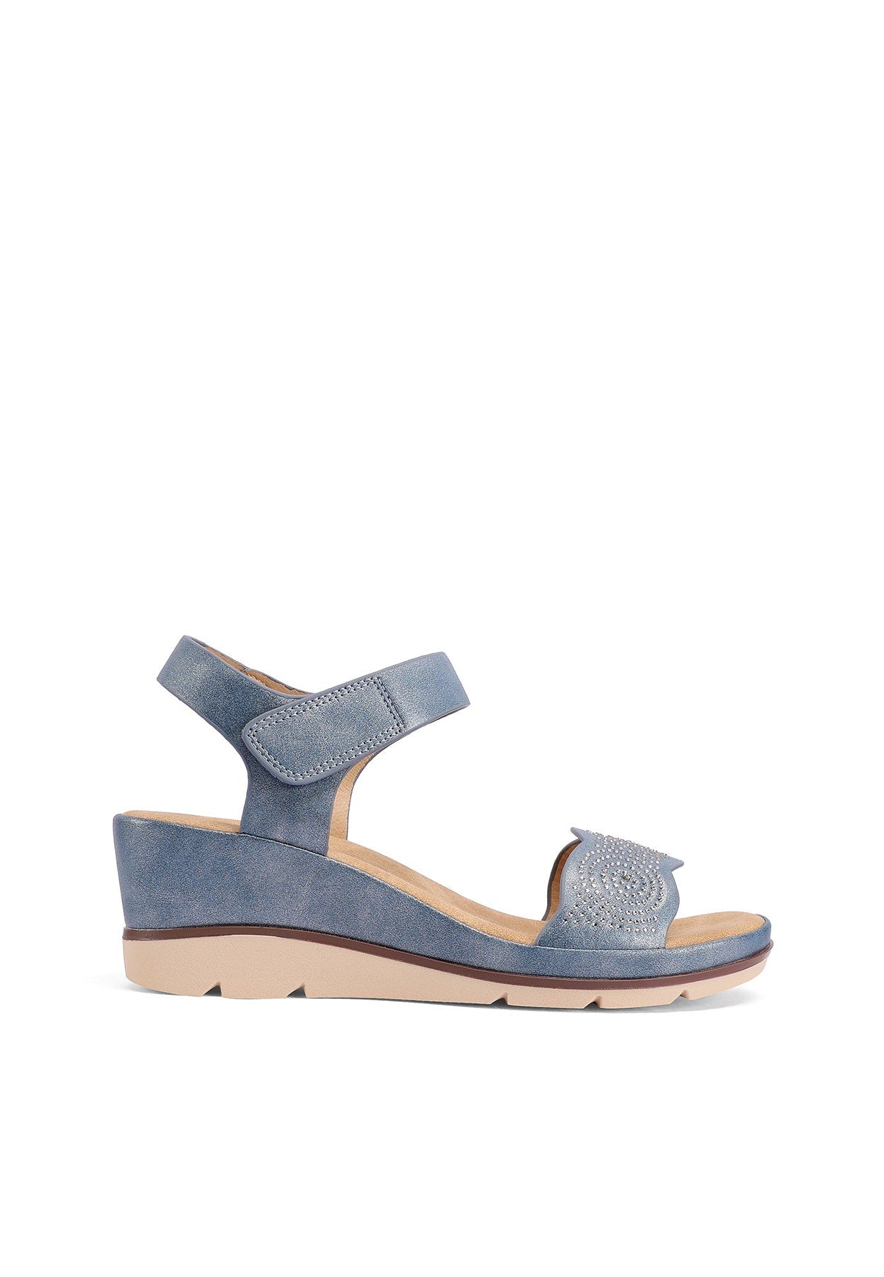 Cristina - Sandali Donna Ortopedici Chic con Tacco Medio e Comfort Giornaliero