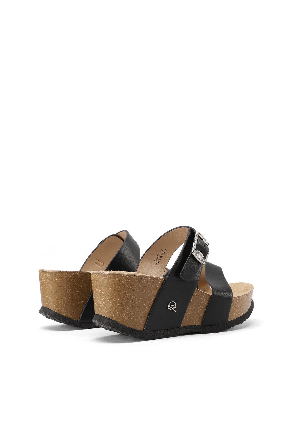 Quenita - Sandali con zeppa in ecopelle donna