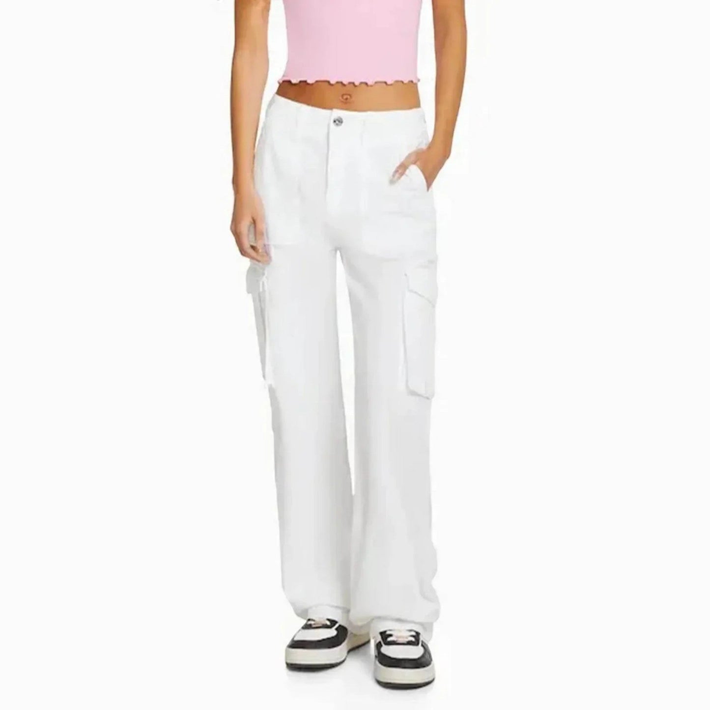 Vittoria - Pantaloni Cargo Casual da Donna dal Taglio Moderno