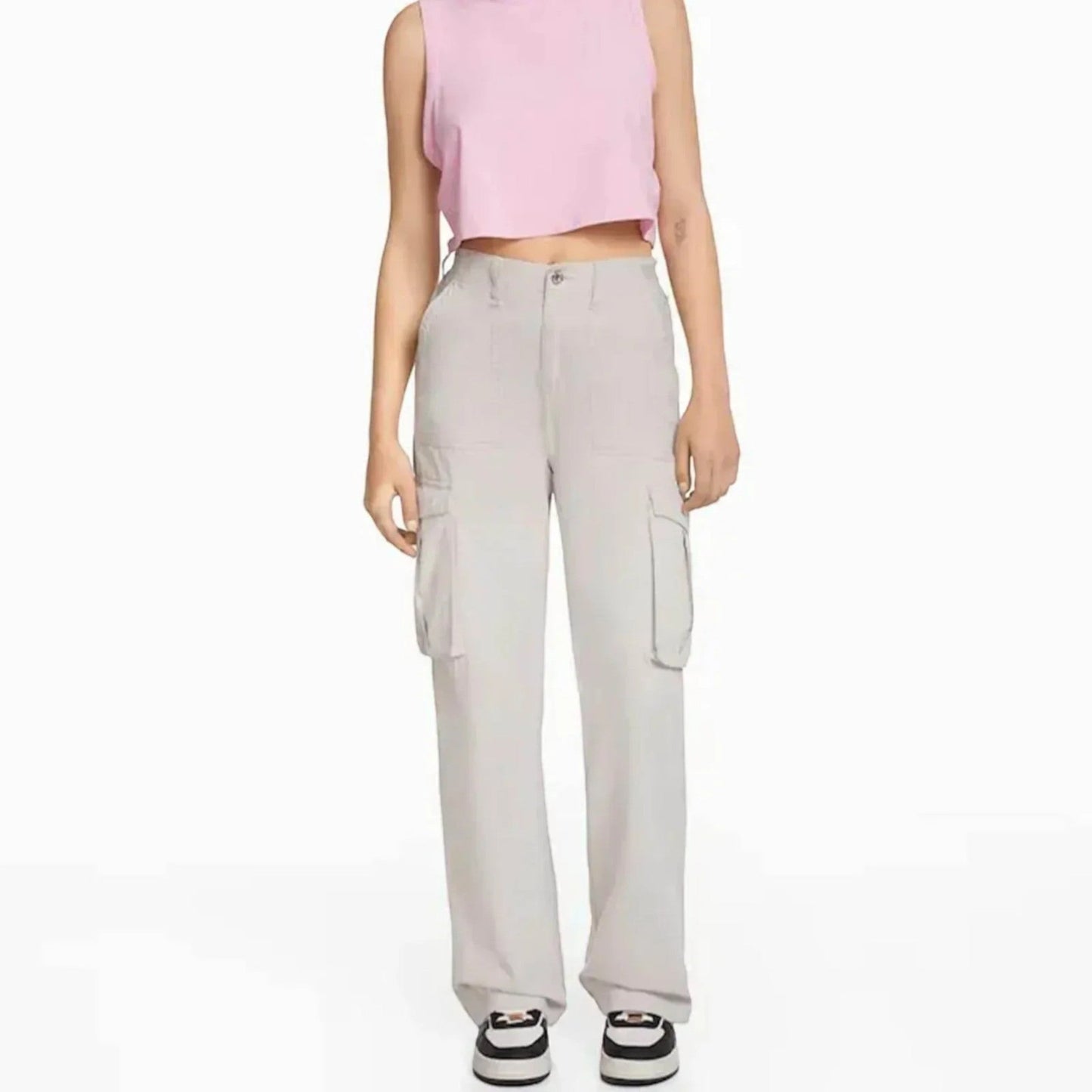 Vittoria - Pantaloni Cargo Casual da Donna dal Taglio Moderno