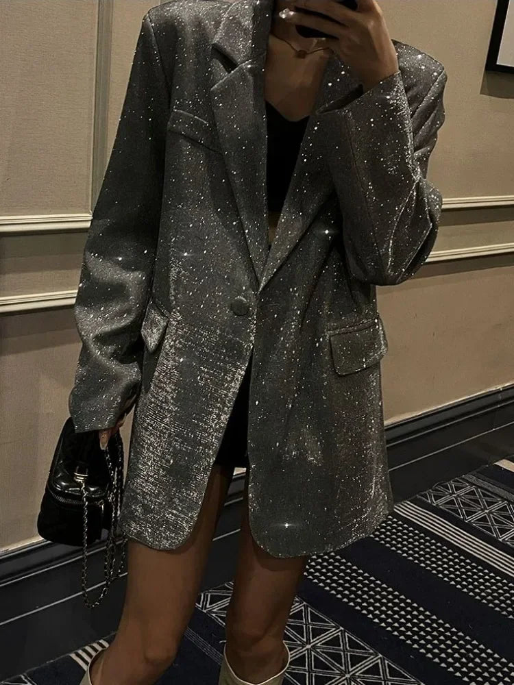 Alice – Blazer Elegante da Donna con Paillettes