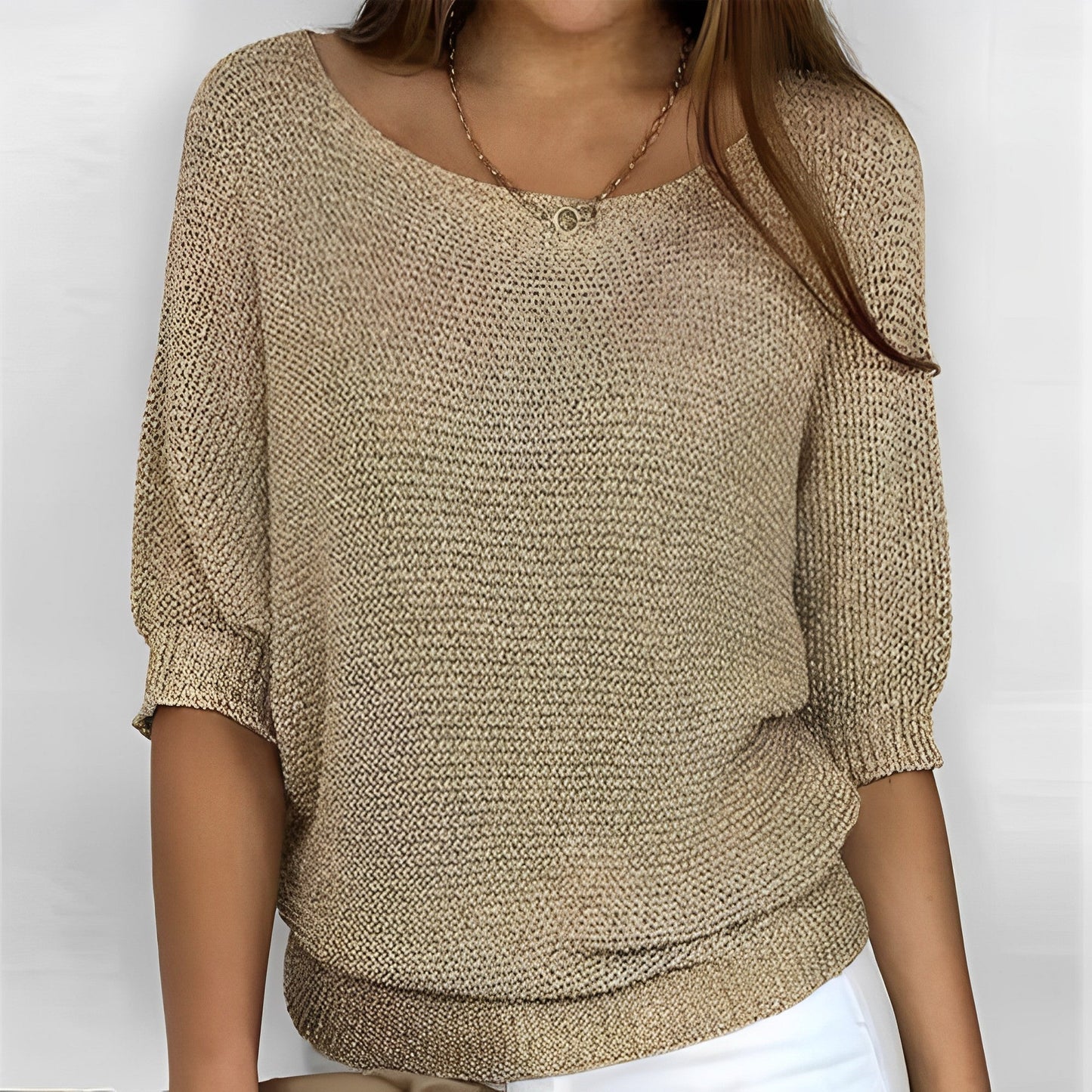 Eliana - Maglia con scollo all’americana elegante