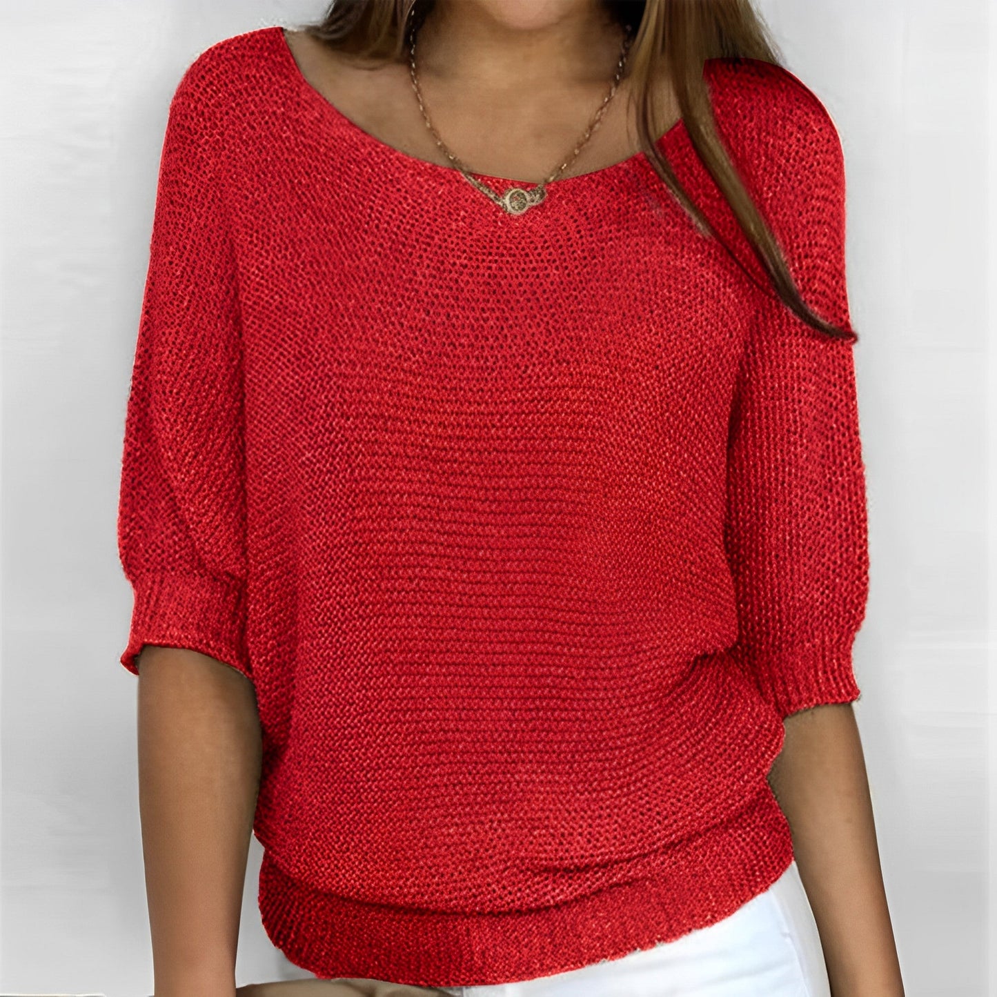 Eliana - Maglia con scollo all’americana elegante