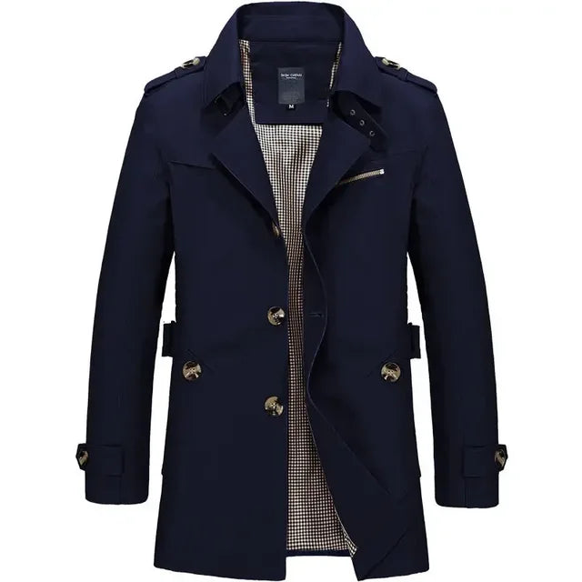 Claudio – Trench Autunnale Classico da Uomo