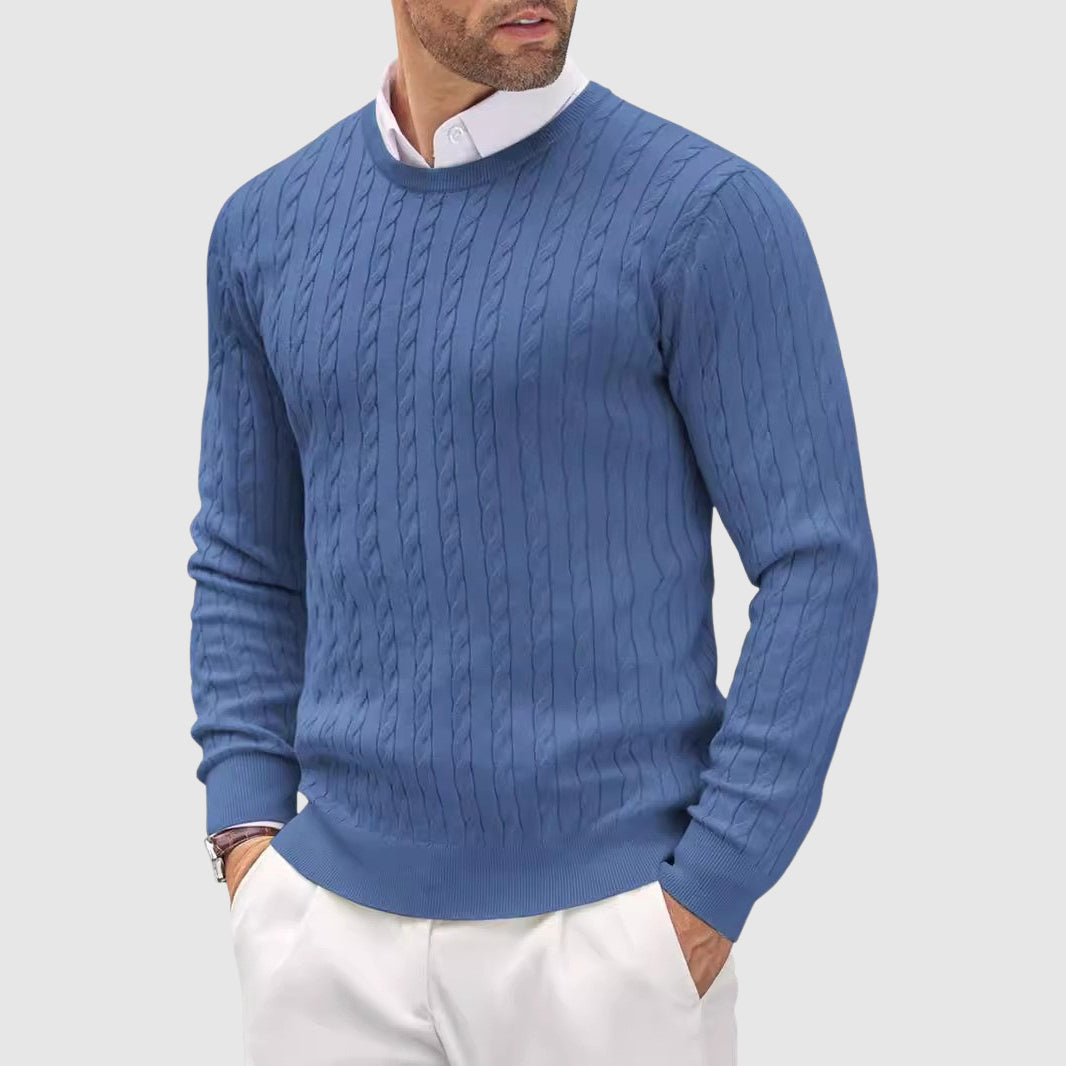 Davide - Maglione Uomo Aderente Elegante Stile Moderno