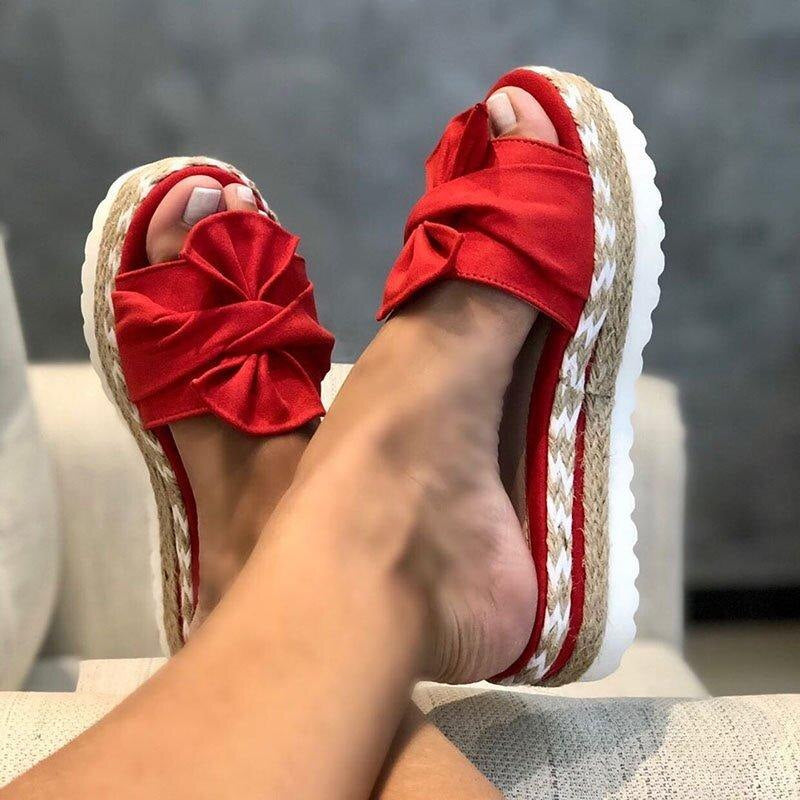 Elettra – Sandali Ortopedici con Fiocco Eleganti Donna