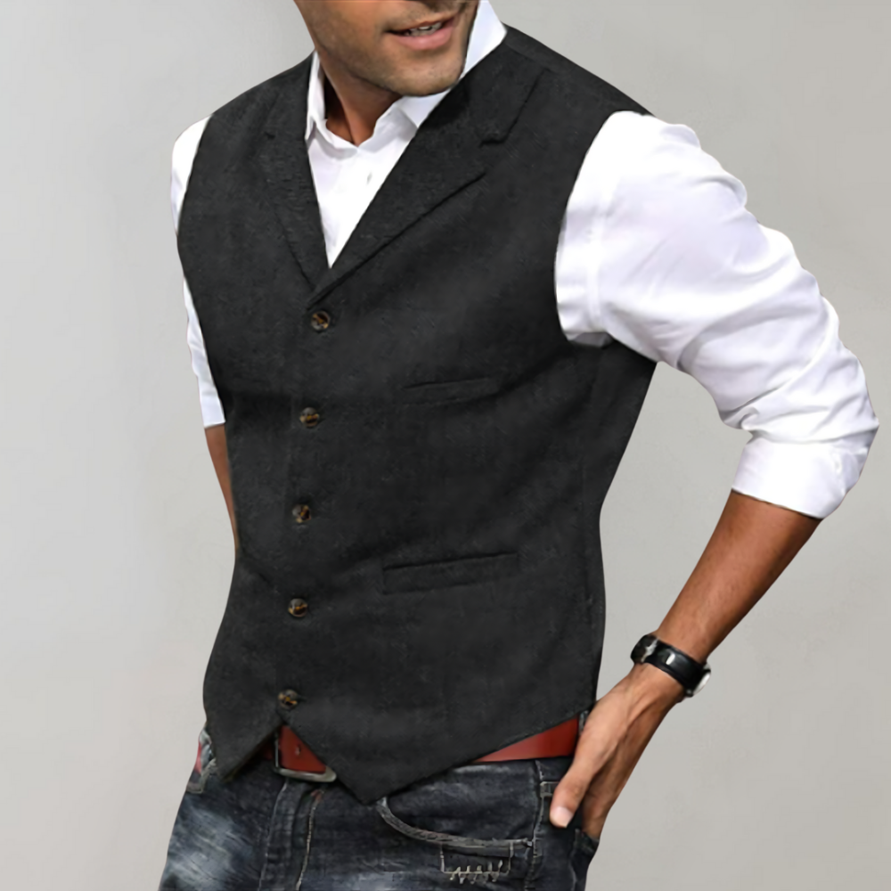 Donato - Gilet Uomo Elegante Cerimonia Stile Classico