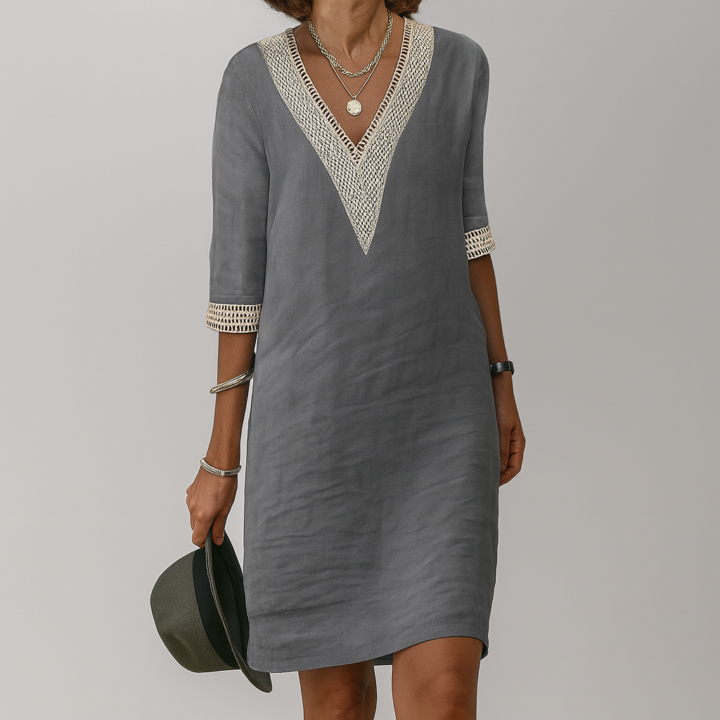 Eletta - Vestito donna estivo fresco leggero stile naturale