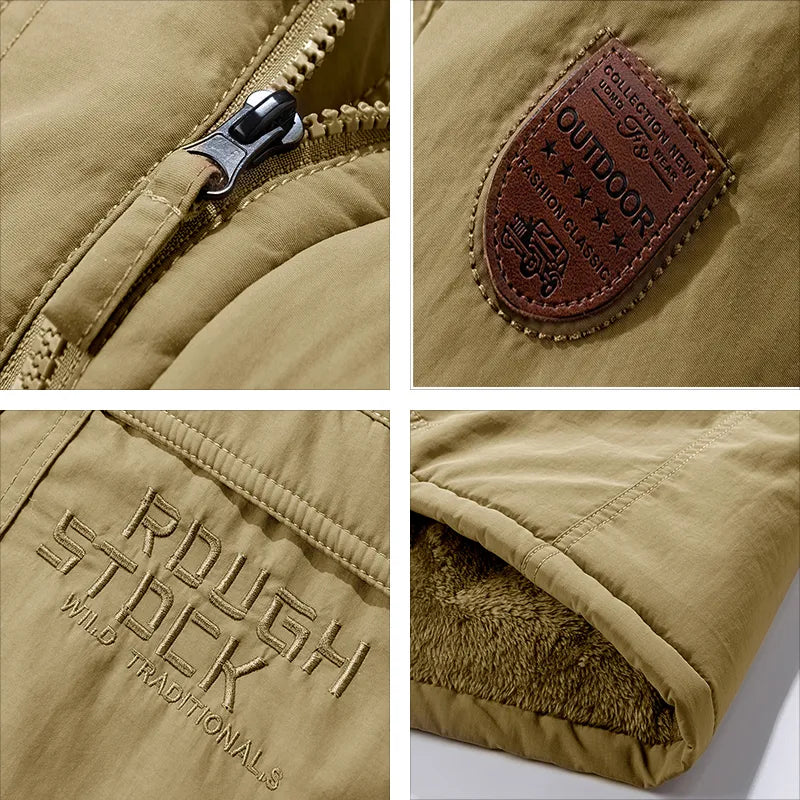 Raimondo - Cappotto Invernale Tattico Uomo Impermeabile