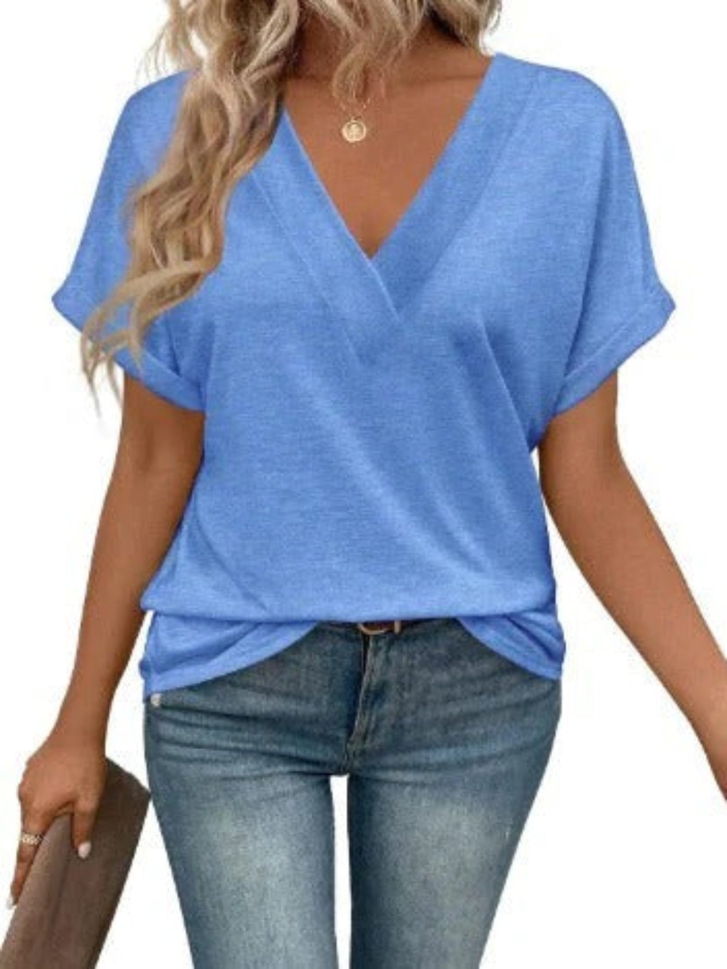 Honoria – Camicetta Estiva con Scollo a V da Donna