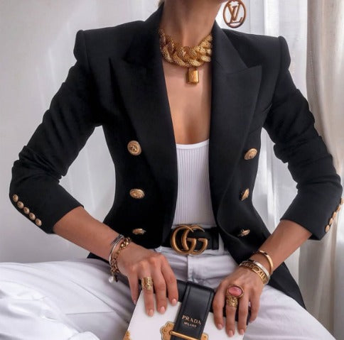 Bertilla – Blazer Donna Autunnale Leggero ed Elegante