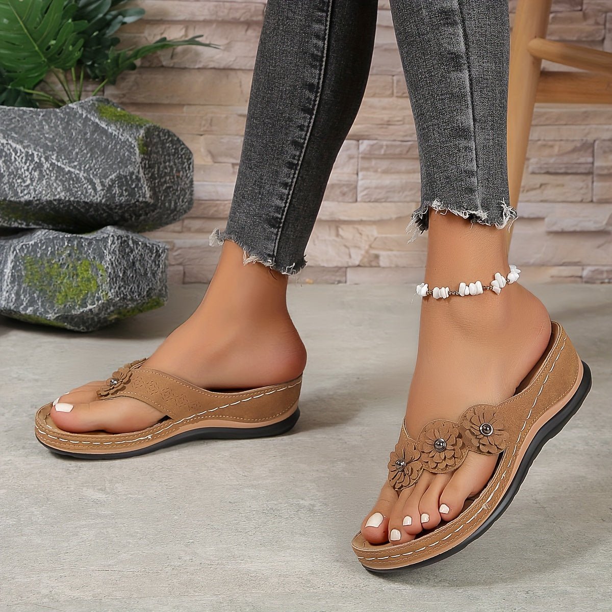 Yvonne - Sandali Premium da donna - Marrone 1