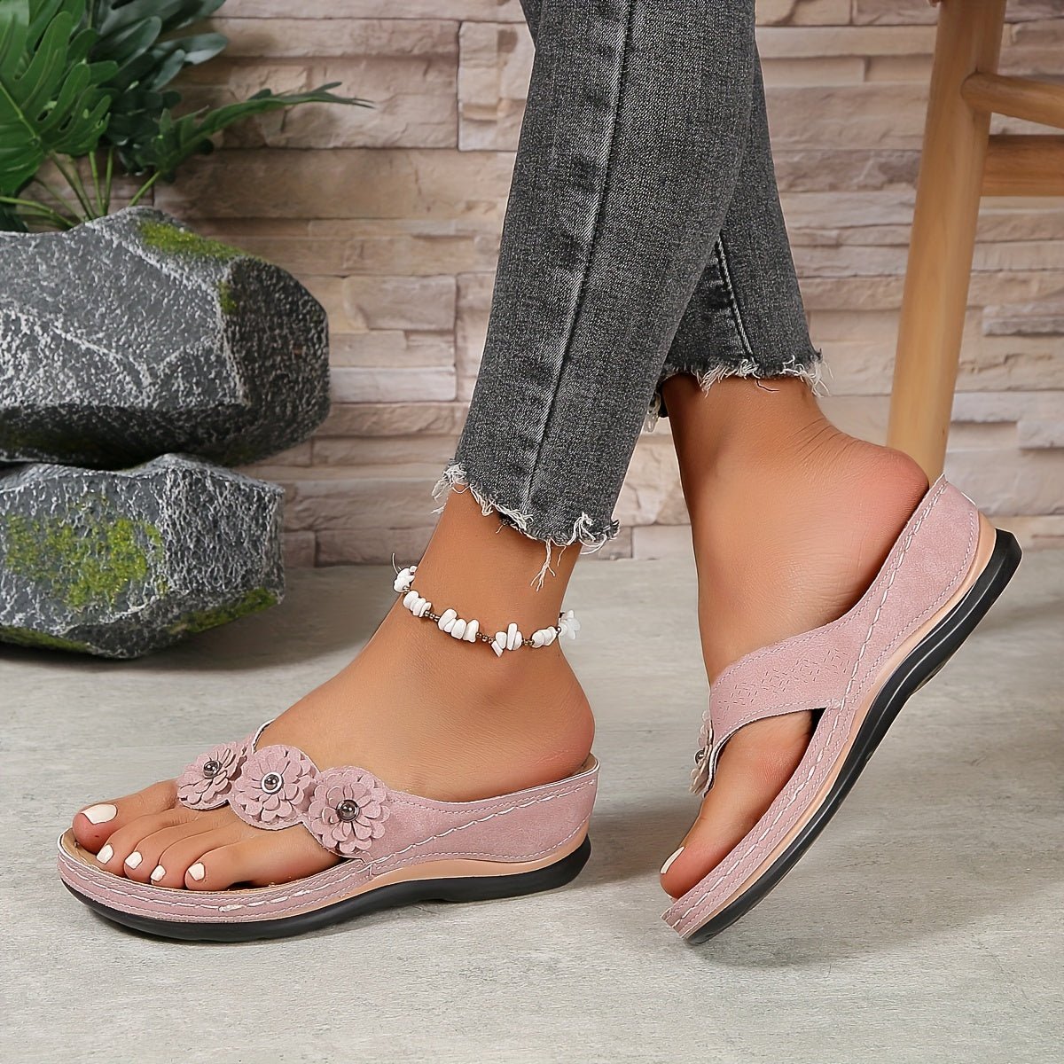 Yvonne - Sandali Premium da donna - Rosa
