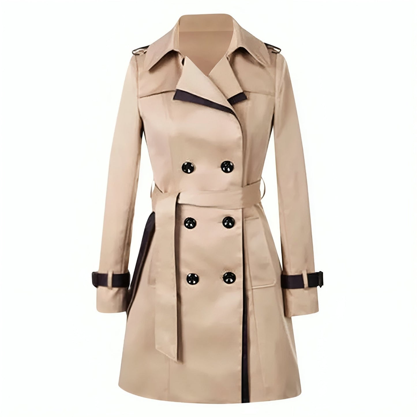 Nadia - Trench Elegante Bicolore da Donna