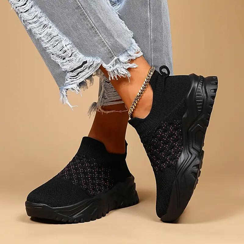 Marta – Sneakers Slip-On Knit Ortopediche Traspiranti Comfort
