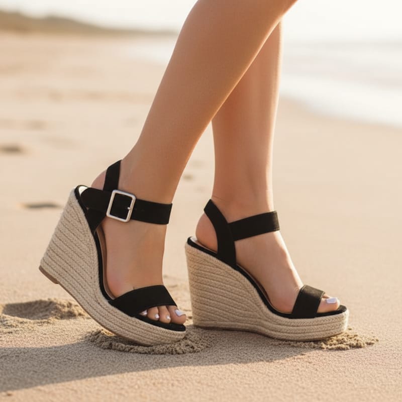 Silvana - Sandali Zeppa Donna Eleganti Raffinati
