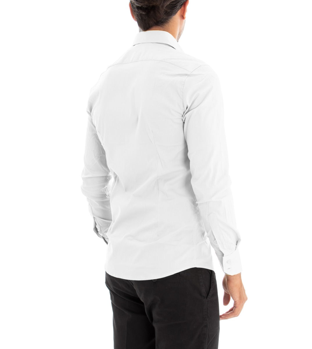Kris - Camicia Uomo Colletto Francese Bianca Elegante