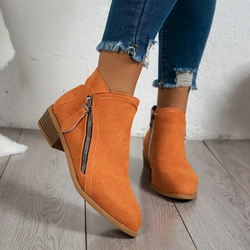 Samanta - Stivali eleganti con cerniera da donna