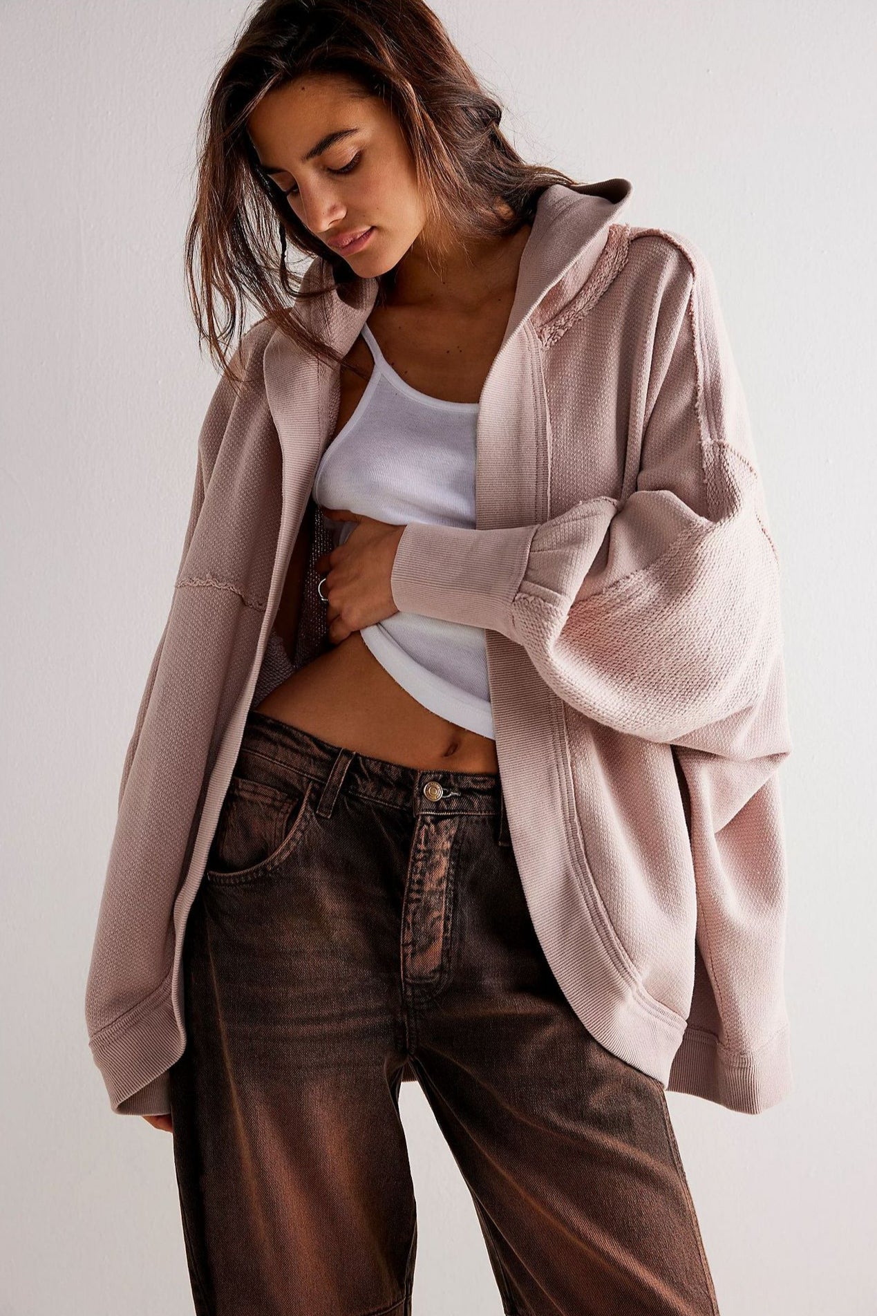 Michela - Cardigan in Cotone con Stampa 3D Autunnale