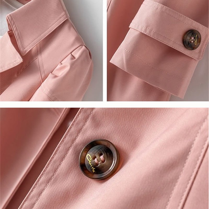 Serena - Trench Elegante Monopetto da Donna