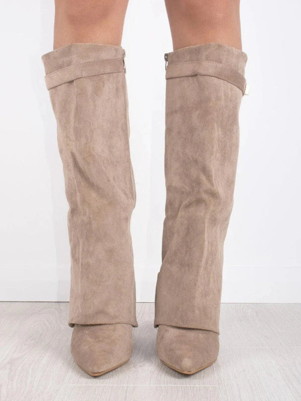 Ketty - Stivali Alti Donna Autunnali con Soletta Comfort
