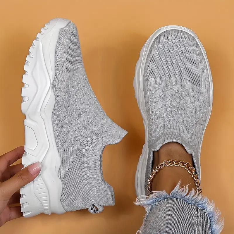 Marta – Sneakers Slip-On Knit Ortopediche Traspiranti Comfort