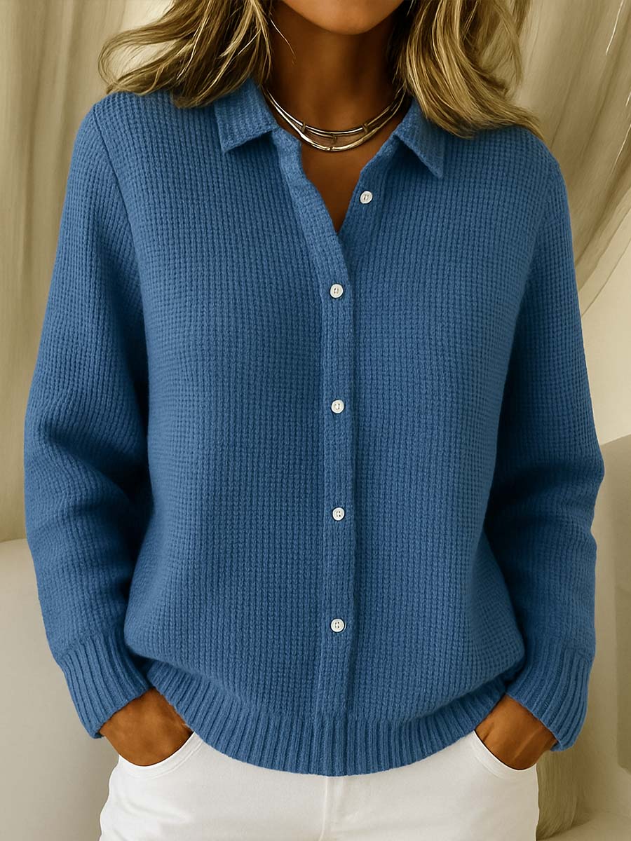 Tiburia - Cardigan Classico Donna Elegante Versatile