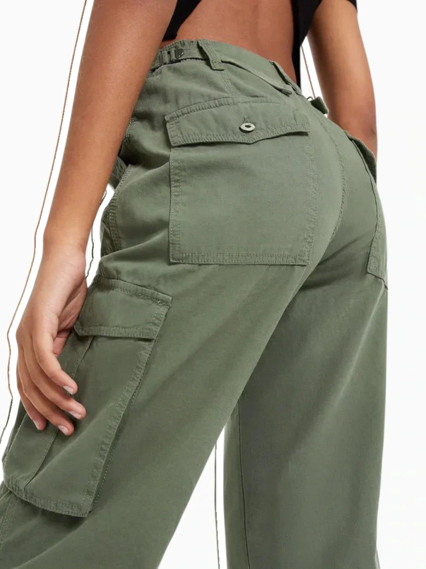 Vittoria - Pantaloni Cargo Casual da Donna dal Taglio Moderno