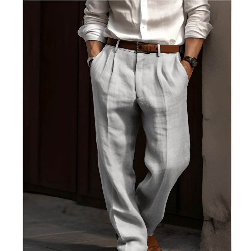 Placido – Pantaloni Casual Dal Design Ampio E Stile Rilassato