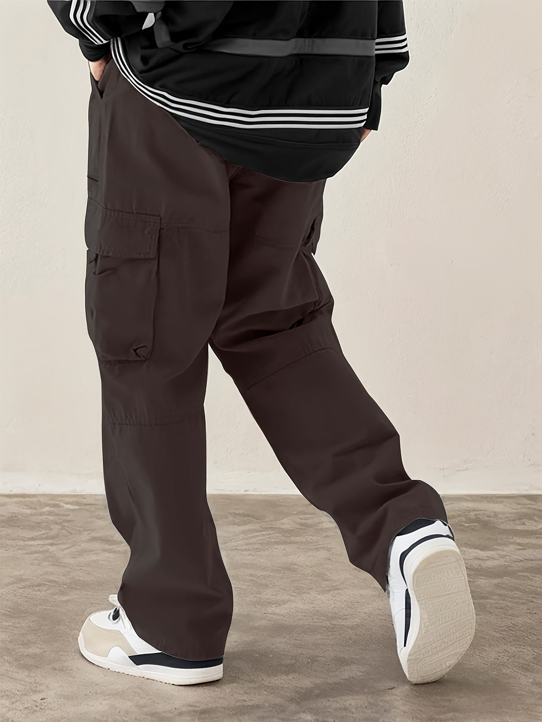 Ivano - Pantaloni Cargo Uomo Stile Streetwear
