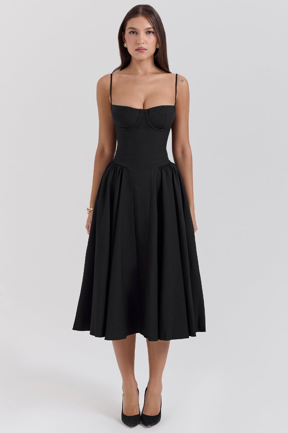 Menilita – Celine Abito Midi con Corsetto
