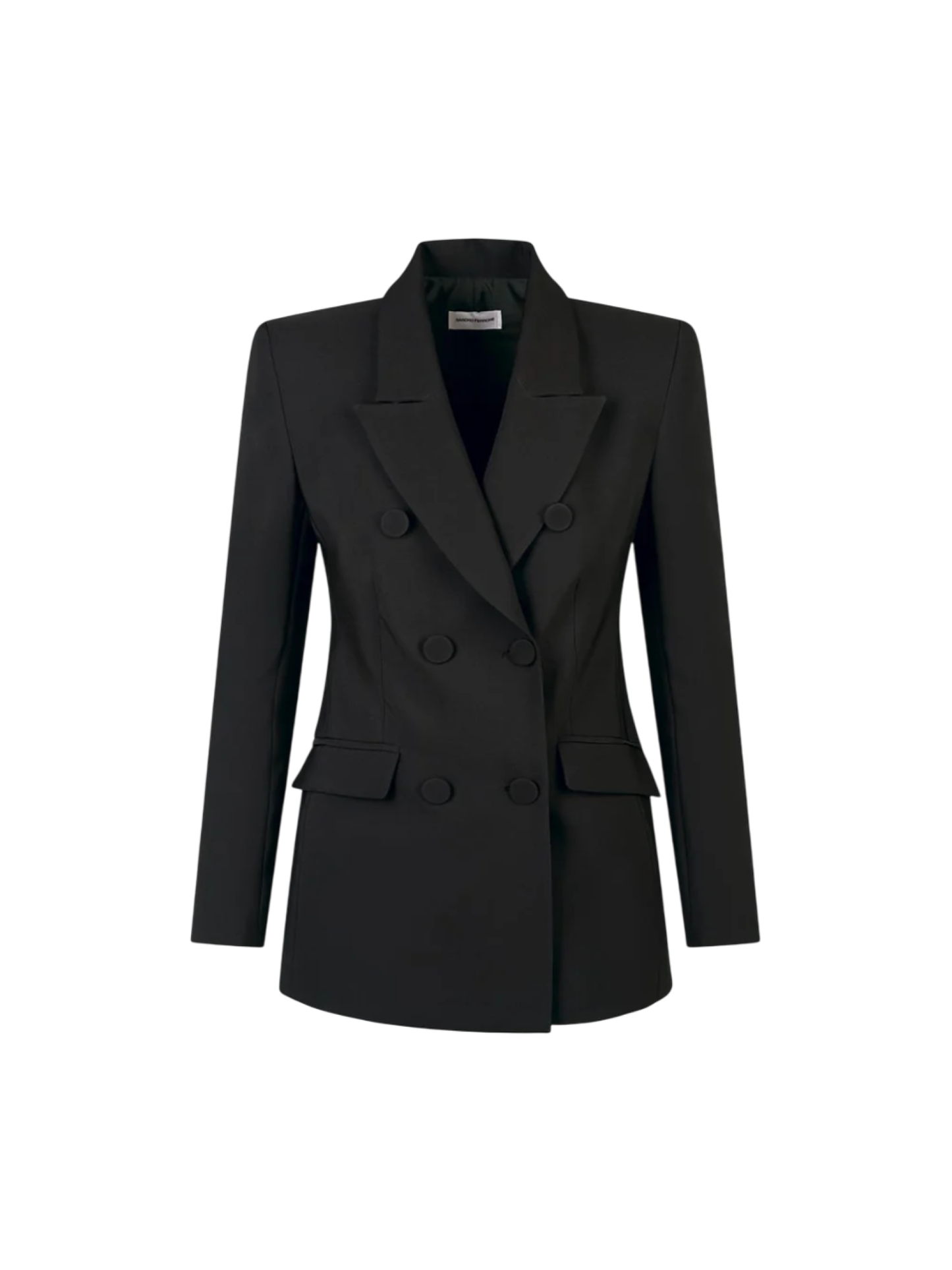 Rosaura - Giacca Doppiopetto Donna Nera Elegante Moderna