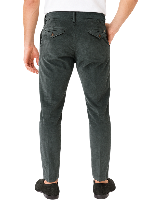 Roberto - Pantaloni Uomo Slim Grigio Eleganti Moderni