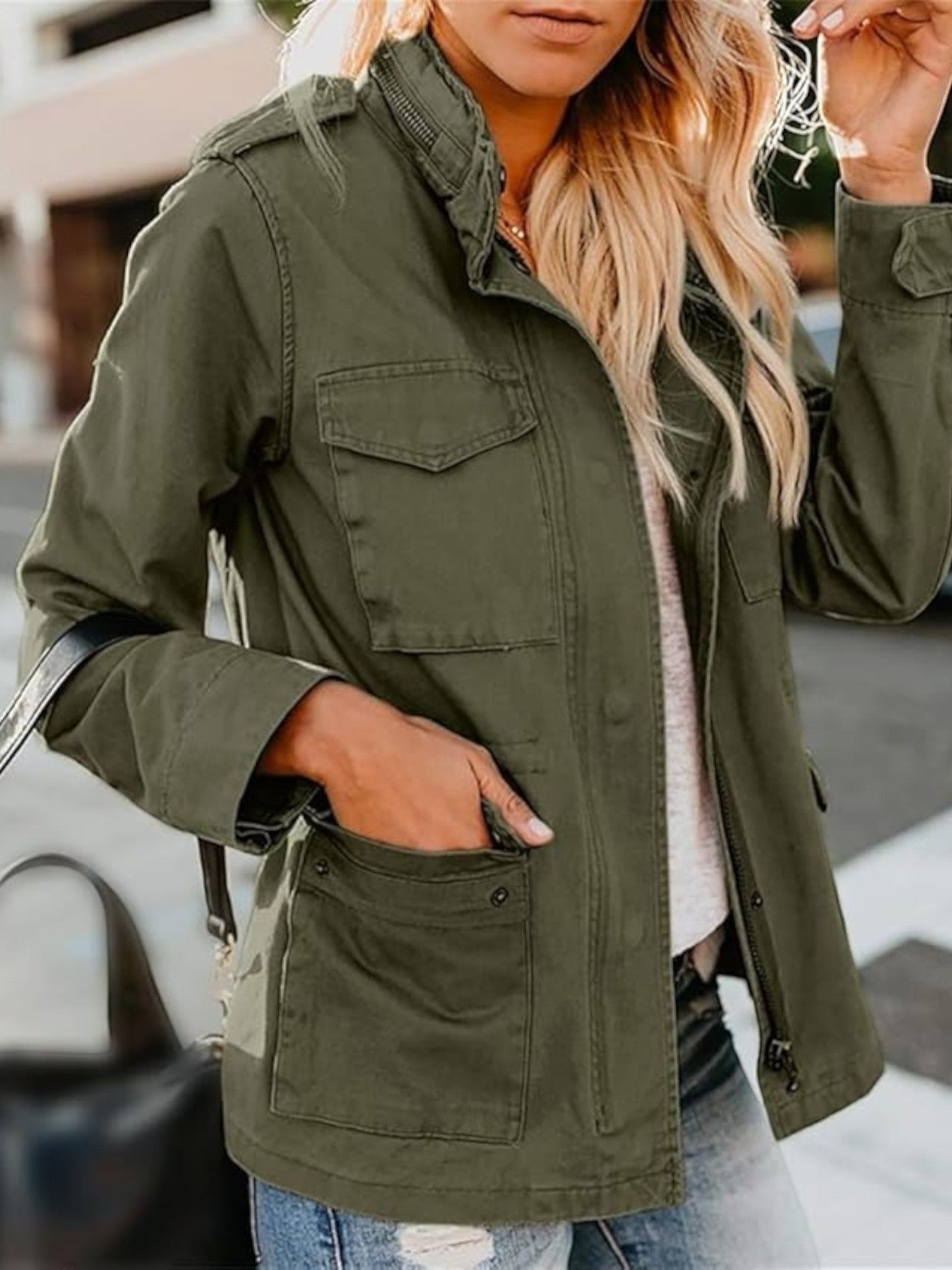 Barbara – Giacca Moderna Chic Donna con Multitasche
