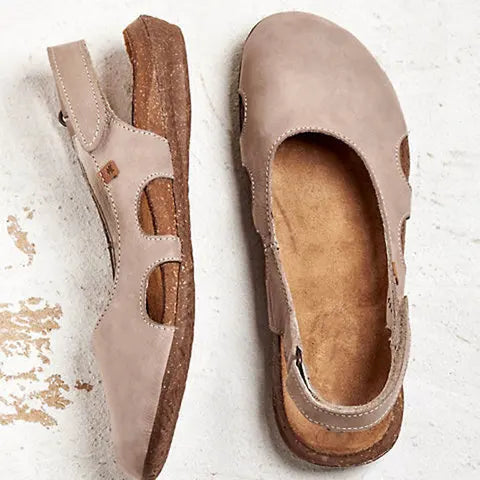Miriam - Scarpe donna flat slingback punta chiusa eleganti