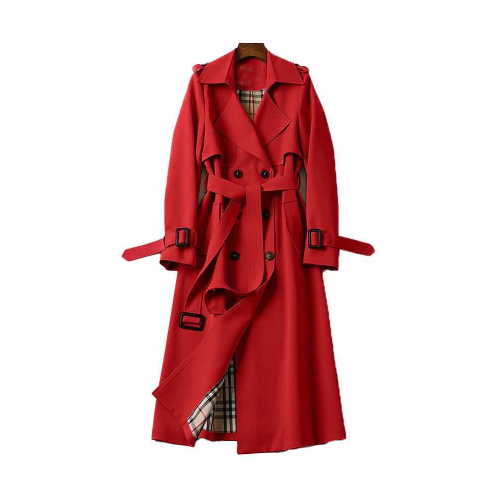 Simona - Trench Doppiopetto da Donna Outerwear Classico ed Elegante