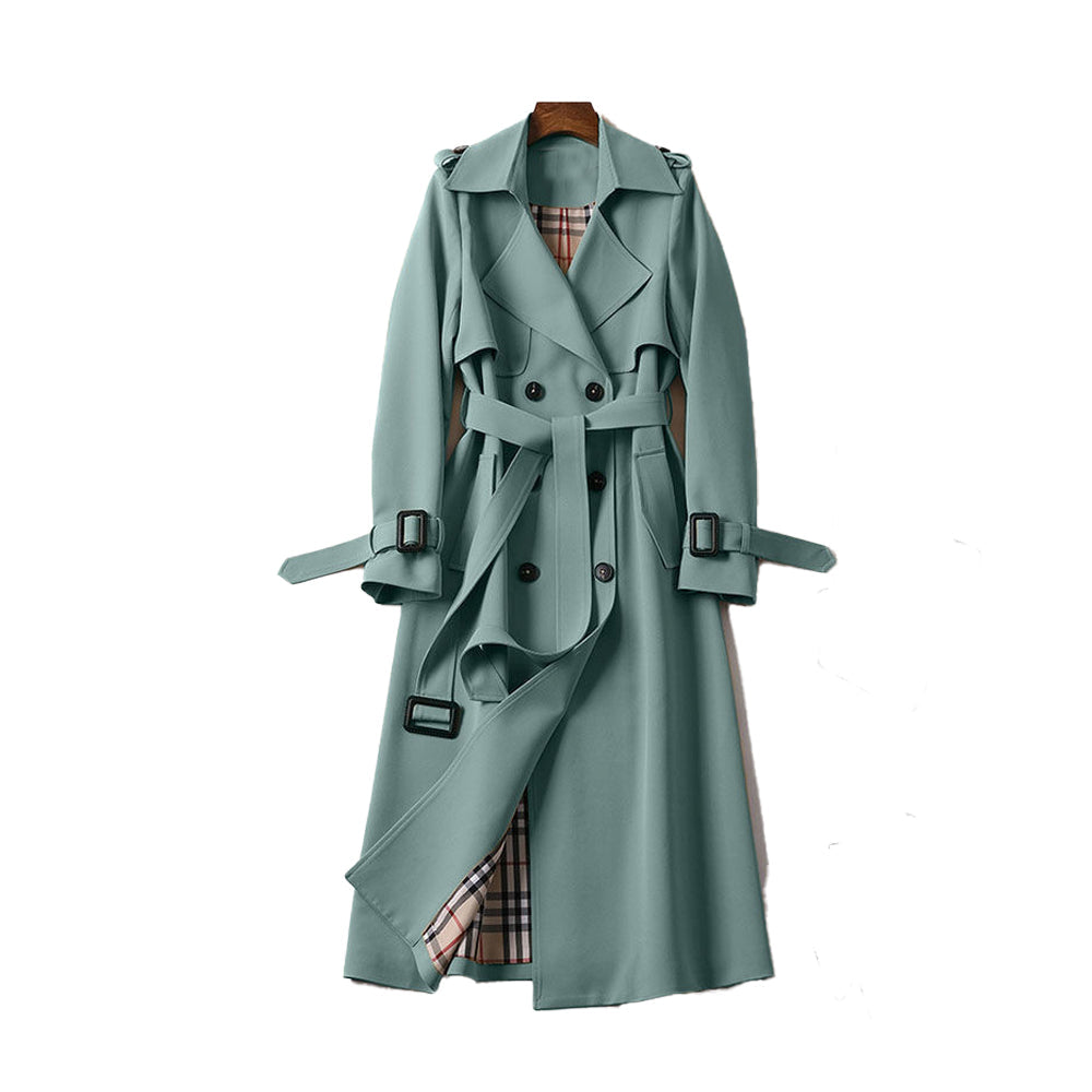 Simona - Trench Doppiopetto da Donna Outerwear Classico ed Elegante