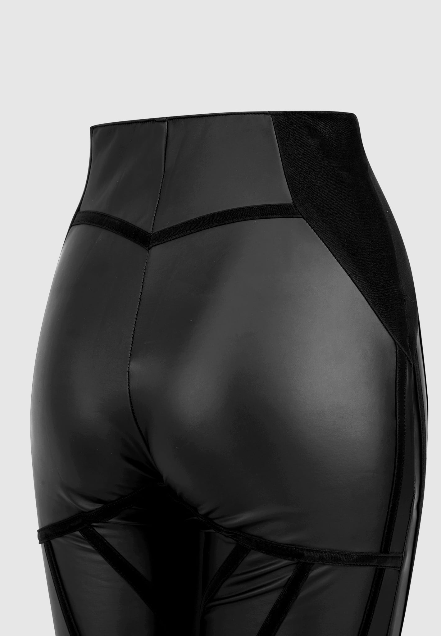 Rita - Leggings neri effetto modellante donna eleganti