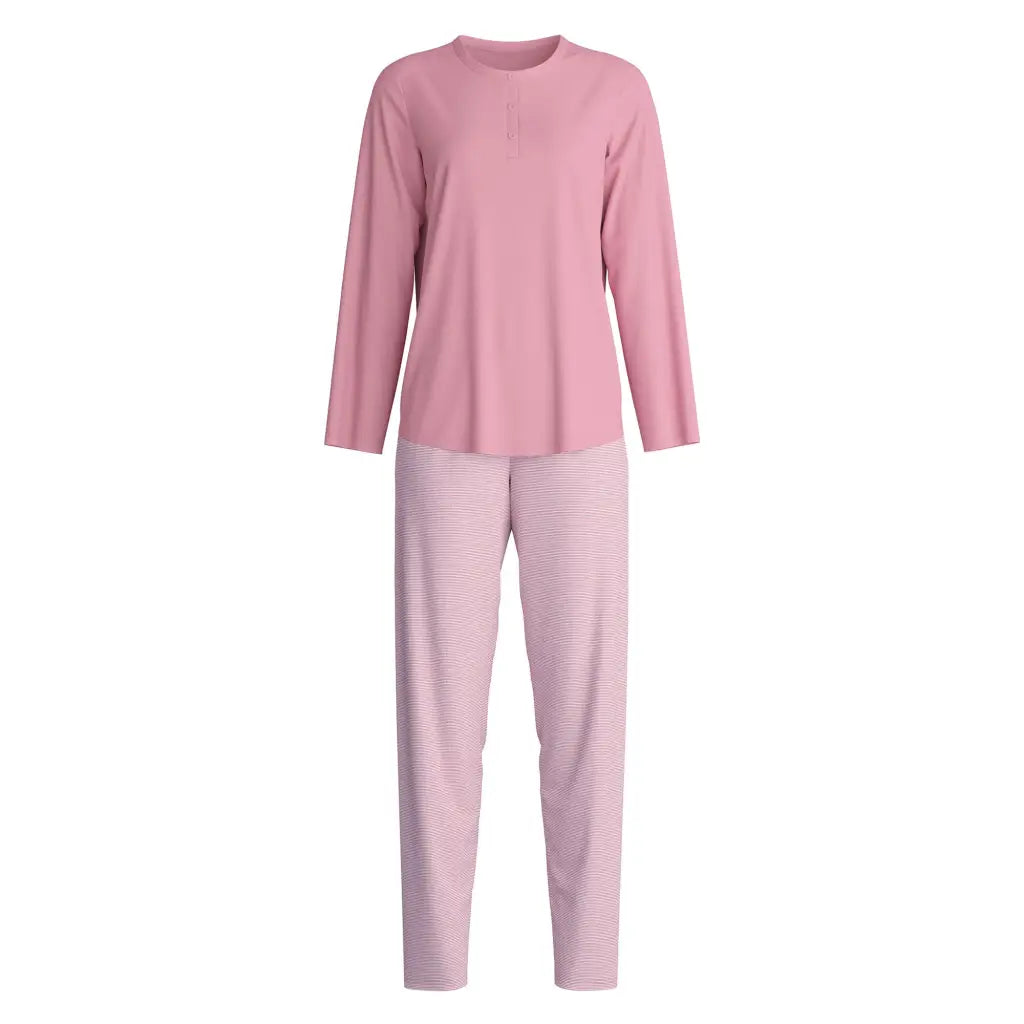 Quinia - Pigiama Donna Manica Lunga Striped Dreams Calida