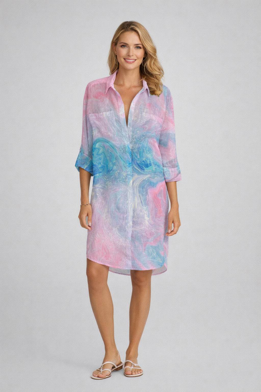 Demetra – Abito A Camicia Estivo Leggero Dalla Linea Essenziale